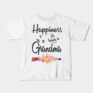 grandma happiness is being a grandma Kids T-Shirt